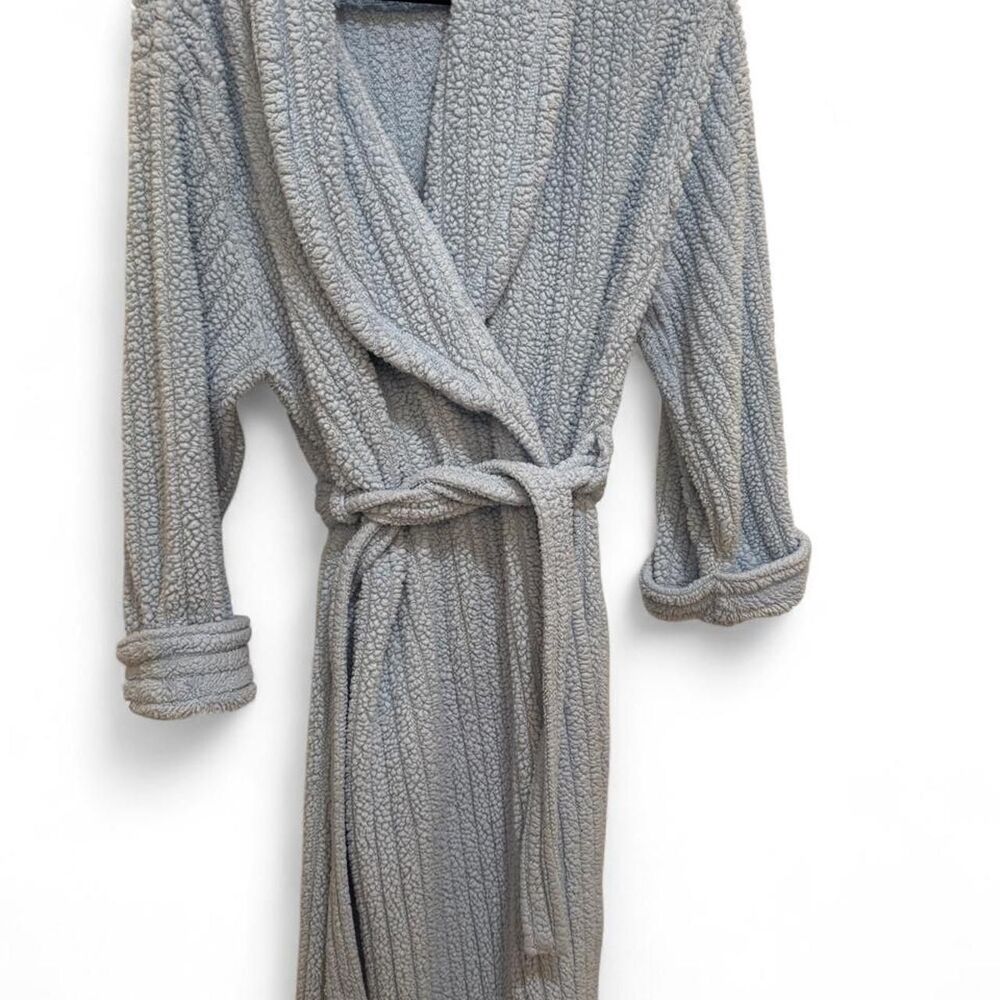Jaclyn Intimates Women's Baby Blue Comfy Fluffy Cozy 1X Robe